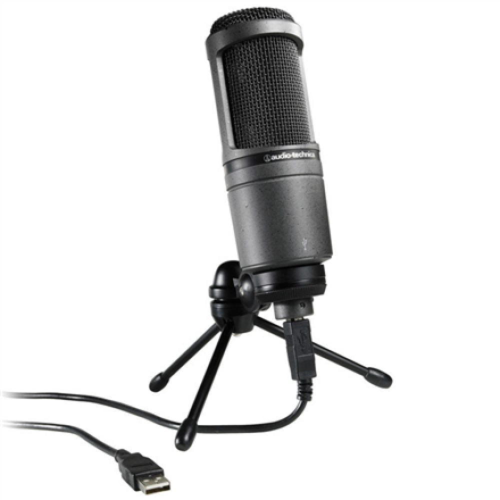 Audio Technica Microphone AT2020USB Microphone, Black