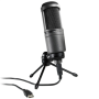 Audio Technica Microphone AT2020USB Microphone, Black