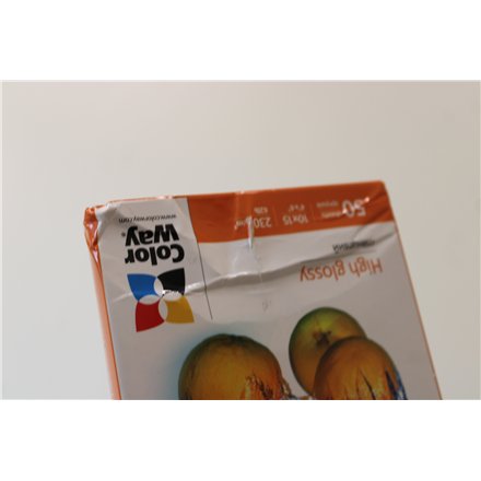 SALE OUT. , High Glossy Photo Paper , 230 g/m² , 10x15 , DAMAGED PACKAGING