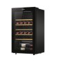 Candy , Wine Cooler , 438063 , Energy efficiency class G , Free standing , Bottles capacity 34 , Black