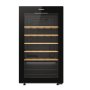 Candy , Wine Cooler , 438063 , Energy efficiency class G , Free standing , Bottles capacity 34 , Black