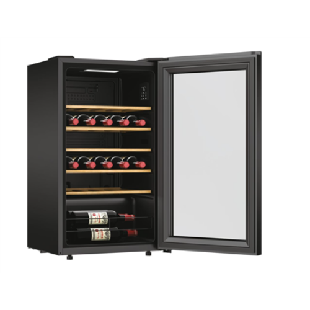 Candy Wine Cooler , 438063 , Energy efficiency class G , Free standing , Bottles capacity 34 , Black