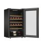 Candy , Wine Cooler , 438063 , Energy efficiency class G , Free standing , Bottles capacity 34 , Black