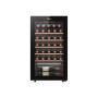 Candy , Wine Cooler , 438063 , Energy efficiency class G , Free standing , Bottles capacity 34 , Black