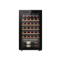 Candy Wine Cooler , 438063 , Energy efficiency class G , Free standing , Bottles capacity 34 , Black