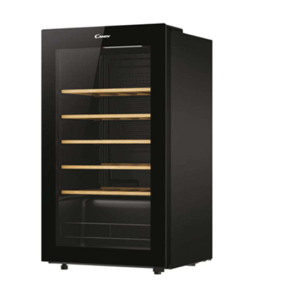Candy Wine Cooler , 438063 , Energy efficiency class G , Free standing , Bottles capacity 34 , Black