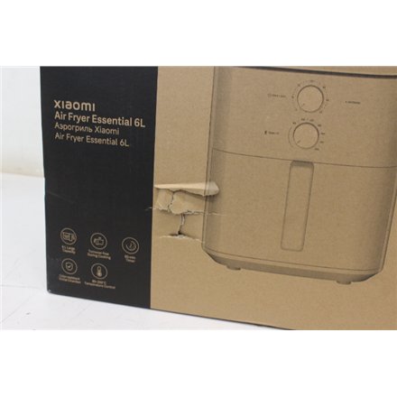 SALE OUT. Xiaomi Air Fryer Essential 6L EU , Xiaomi , Air Fryer EU , Essential , 1550 W , 6 L , White , DAMAGED PACKAGING, CRACKED PLASTIC (TOP)