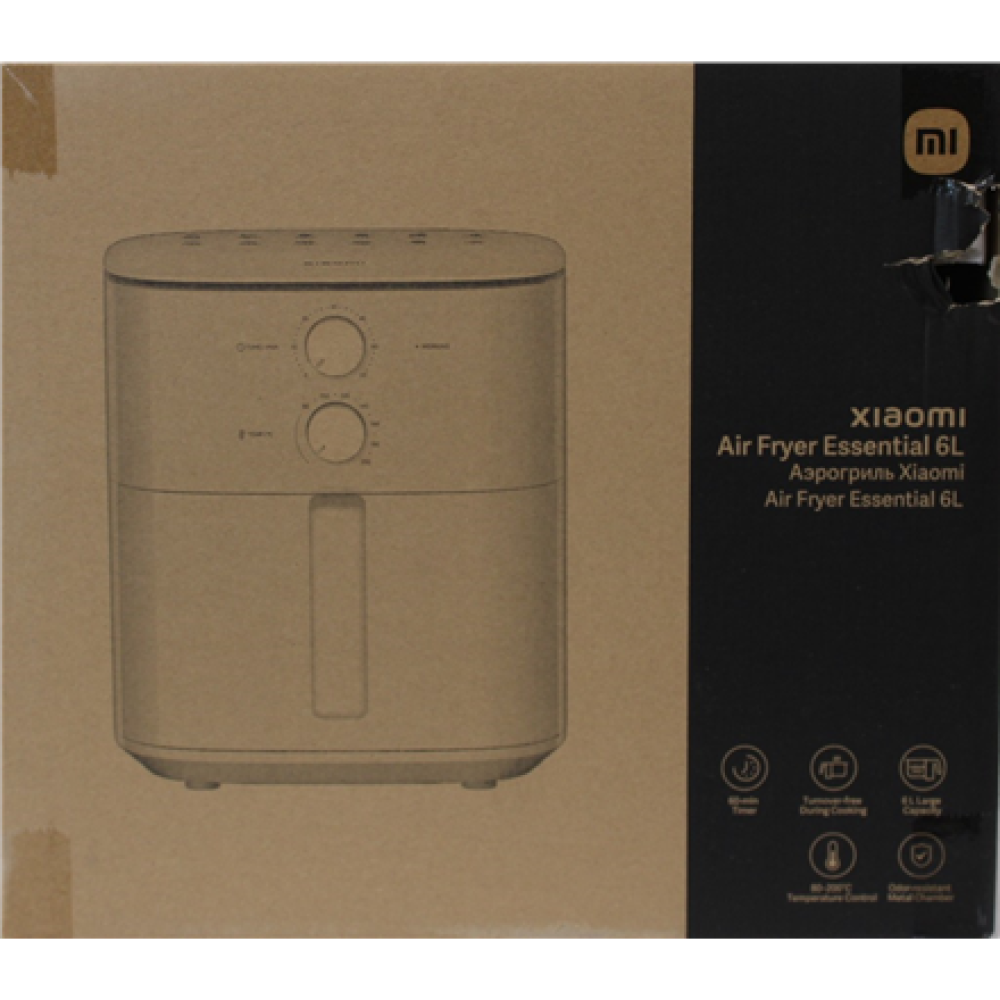SALE OUT. Xiaomi Air Fryer Essential 6L EU , Xiaomi , Air Fryer EU , Essential , 1550 W , 6 L , White , DAMAGED PACKAGING