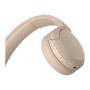 Sony , Wireless Headphones , WH-CH520 , Wireless , On-Ear , Microphone , Beige , Noise canceling