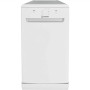 Dishwasher , DF9E 1B10 , Free standing , Width 45 cm , Number of place settings 9 , Number of programs 6 , Energy efficiency class F , White