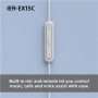 Sony Earbuds , IER‑EX15C , Wired , In-ear , Microphone , White