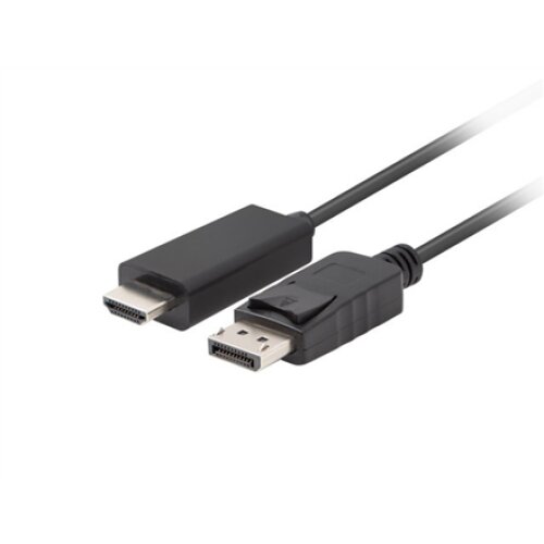 Lanberg , DisplayPort to HDMI Cable , CA-DPHD-11CC-0030-BK , DisplayPort Male , HDMI Male , DP to HDMI , 3 m