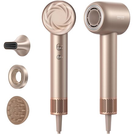 Dreame Hair Dryer , Glory Mix AHD18 , 1600 W , Number of temperature settings 4 , Ionic function , Diffuser nozzle , Gold