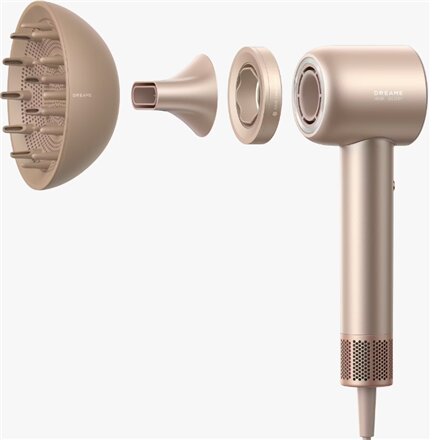 Dreame Hair Dryer , Glory Mix AHD18 , 1600 W , Number of temperature settings 4 , Ionic function , Diffuser nozzle , Gold