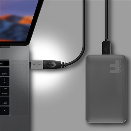 AXAGON Adapter into the USB-C port with USB Type A female output , RUCM-AFA