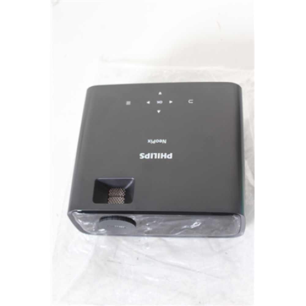 SALE OUT. Philips NeoPix 120 Home Projector, 1280x720, 100lm, 16:9, 3000:1, Black USED AS DEMO, SCRATCHED , Philips NeoPix 120 , HD ready (1280x720) , 100 ANSI lumens , Black , USED AS DEMO, SCRATCHED , Lamp warranty 12 month(s)