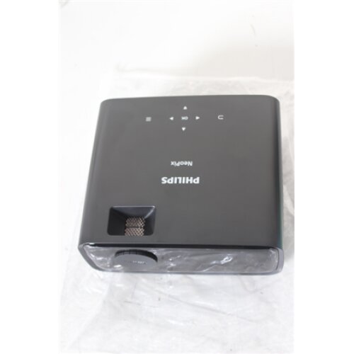 SALE OUT. Philips NeoPix 120 Home Projector, 1280x720, 100lm, 16:9, 3000:1, Black USED AS DEMO, SCRATCHED , Philips NeoPix 120 , HD ready (1280x720) , 100 ANSI lumens , Black , USED AS DEMO, SCRATCHED , Lamp warranty 12 month(s)