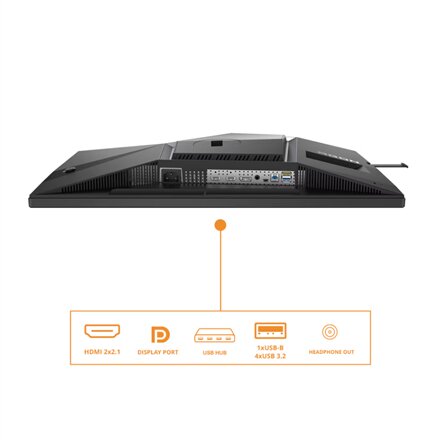 AOC , CS24A , 24 , TN , FHD , 16:9 , 610 Hz , 0.5 ms , 1920 x 1080 pixels , 500 cd/m² , HDMI ports quantity 2 , Black/Orange