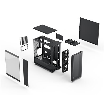 Fractal Design Case , Epoch , ATX , Black TG Light Tint