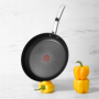 TEFAL , Pan Set , Intuition B817S255 , Frying , Diameter 20/26 cm , Suitable for induction hob , Fixed handle , Black/Silver
