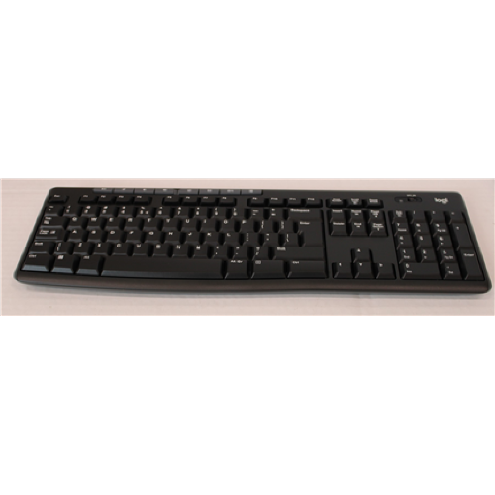SALE OUT. Logitech MK270 , Keyboard and Mouse Set , Wireless , US , Black , DAMAGED PACKAGING, MINOR SCRATCH ON THE EDGE