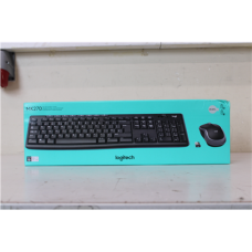 SALE OUT. Logitech MK270 Wireless Keyboard and Mouse Combo, Black , SALE OUT. Logitech MK270 , Keyboard and Mouse Set , Wireless , US , DAMAGED PACKAGING , Black