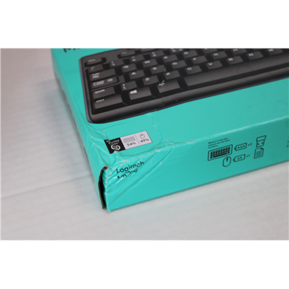 SALE OUT. Logitech MK270 , Keyboard and Mouse Set , Wireless , US , Black , DAMAGED PACKAGING, MINOR SCRATCH ON THE EDGE