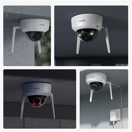 Reolink , 4K Ultra HD IK10 Vandal-Proof Camera , W437 , Dome , 8 MP , 2.7-13.5mm , IP67 , H.265 , Micro SD, Max. 512 GB