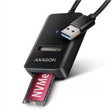 AXAGON USB-A 10Gbps - M.2 NVMe and SATA SSD Adapter , ADM2-AM
