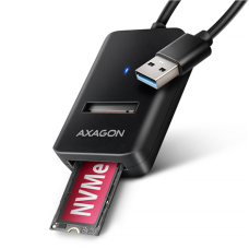 AXAGON USB-A 10Gbps - M.2 NVMe and SATA SSD Adapter , ADM2-AM