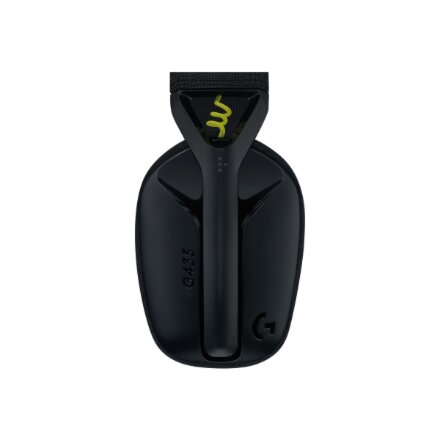 Logitech LIGHTSPEED Gaming Headset , G435 , Bluetooth , Over-Ear , Microphone , Wireless , Black and Neon Yellow