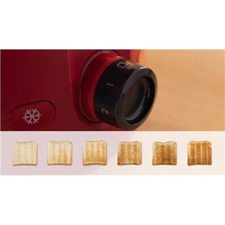 Bosch Compact Toaster , TAT2M124 MyMoment , Power 950 W , Number of slots 2 , Housing material Plastic , Red