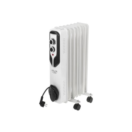 Adler , Oil-Filled Radiator , AD 7815 , Oil Filled Radiator , 1500 W , Number of power levels 3 , White