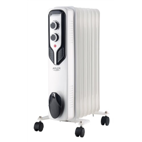 Adler , Oil-Filled Radiator , AD 7815 , Oil Filled Radiator , 1500 W , Number of power levels 3 , White