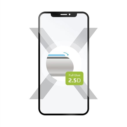 Fixed Screen Protector , Xiaomi , Redmi Note 14 4G/5G , Tempered Glass , Black , Full Cover 2.5D