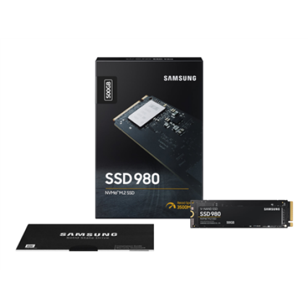 Samsung , V-NAND SSD , 980 , 500 GB , SSD form factor M.2 2280 , Solid-state drive interface M.2 NVME , Read speed 3500 MB/s , Write speed 3000 MB/s
