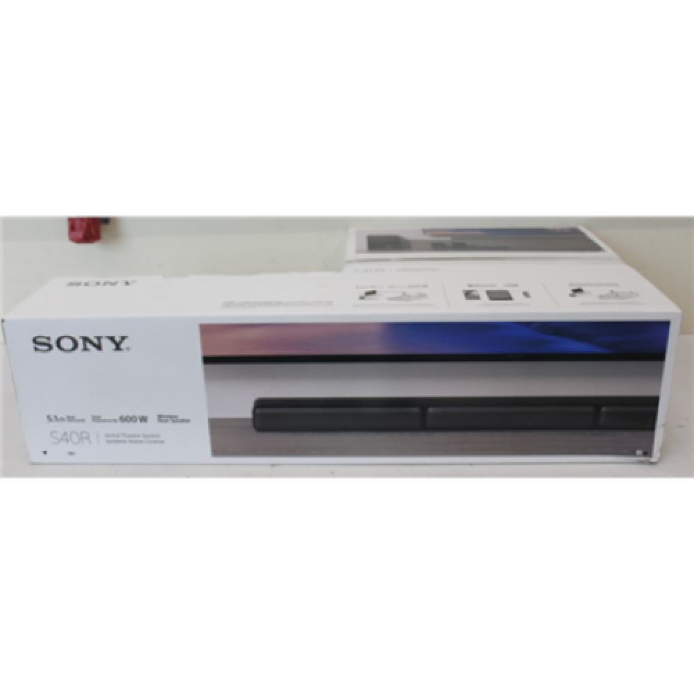 SALE OUT. Sony HT-S40R 5.1ch Home Cinema Soundbar with Wireless Rear Speakers, DAMAGED PACKAGING , Sony HT-S40R 5.1ch Home Cinema Soundbar with Wireless Rear Speakers , Black , No , USB port , Wi-Fi , DAMAGED PACKAGING , Bluetooth , Wireless connection