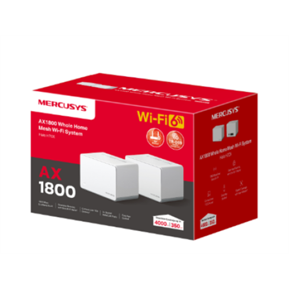 Routers , AX1800 Whole Home Mesh WiFi 6 System , 802.11ax , Ethernet LAN (RJ-45) ports 1 , Mesh Support Yes , MU-MiMO Yes , No mobile broadband