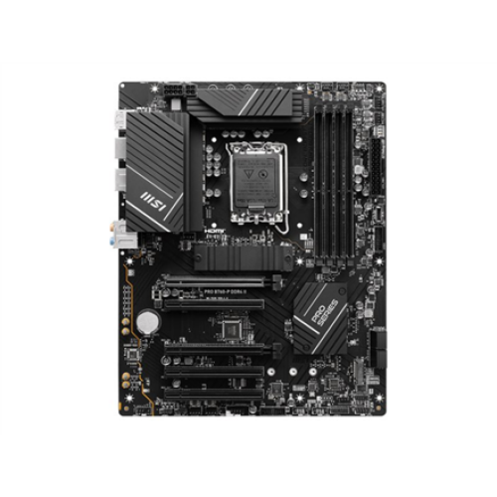 MSI , PRO B760-P DDR4 II , Processor family Intel , Processor socket LGA1700 , DDR4 , Number of SATA connectors 4