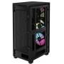 Corsair , RGB AIRFLOW PC Case , 2000D , Black , Mini-ITX , Power supply included No , SFX