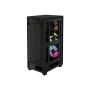 Corsair , RGB AIRFLOW PC Case , 2000D , Black , Mini-ITX , Power supply included No , SFX