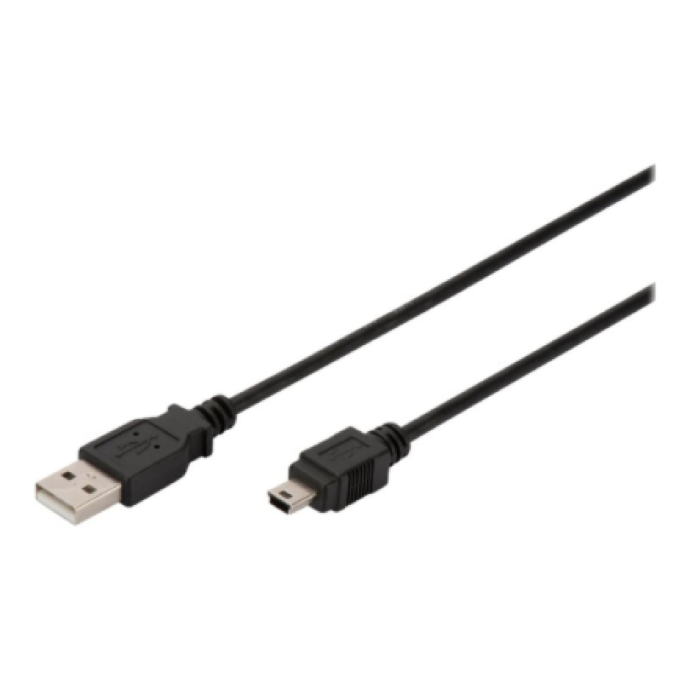 Digitus Connection Cable, 1.8 m , AK-300108-018-S , USB Type A to USB Mini B