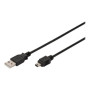 Digitus , Connection Cable, 1.8 m , AK-300108-018-S , USB Type A to USB Mini B