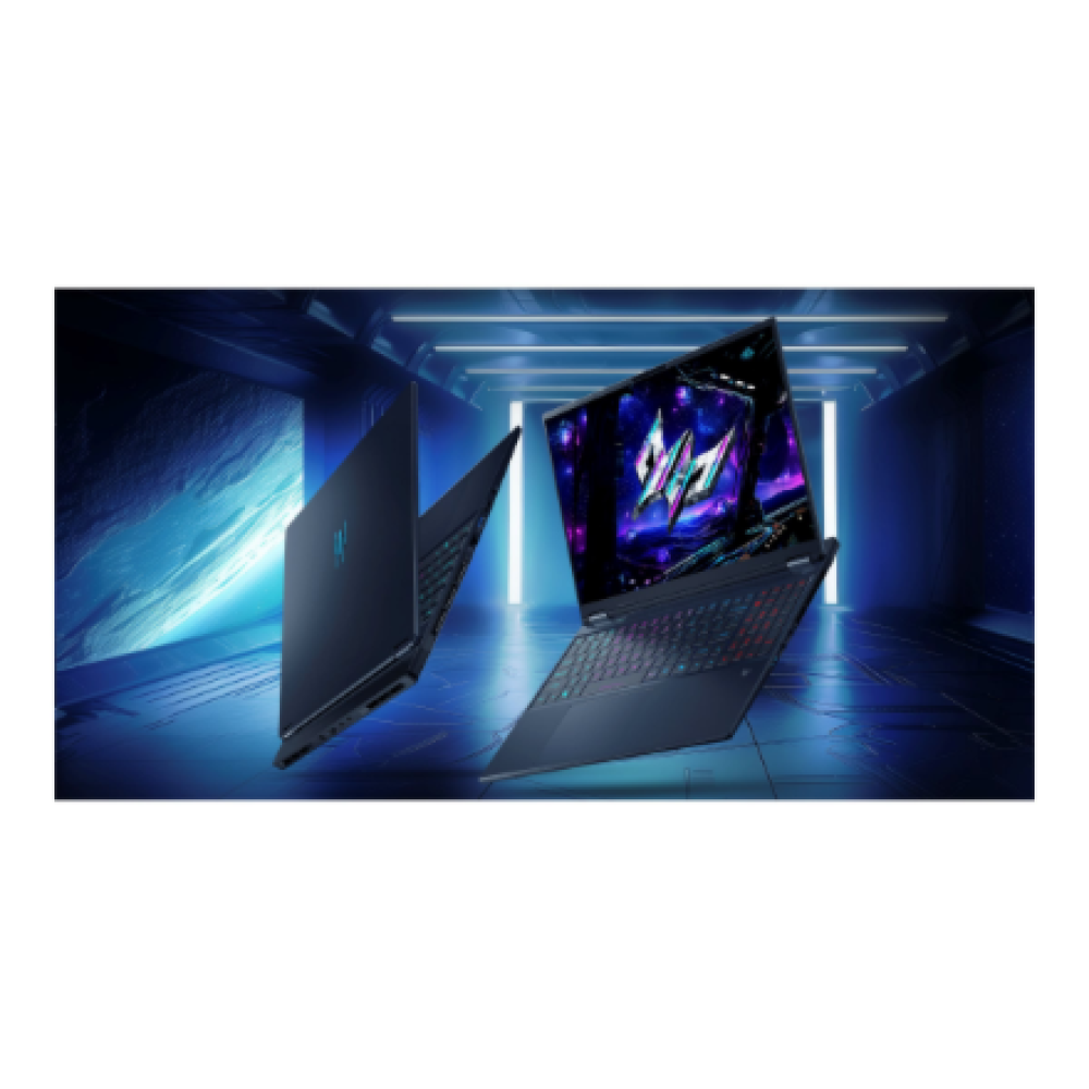 NH.QX9EL.001 Acer , Predator Helios Neo 16S AI PHN16S-71-7556 , Abyssal Black , 16 , OLED , WQXGA , 2560 x 1600 pixels , Intel Core U7 , 255HX , 16 GB , DDR5 , Solid-state drive capacity 1000 GB , NVIDIA GeForce RTX 5060 , GDDR7 , 8 GB , Windows 11 Home , 802.11ax , B