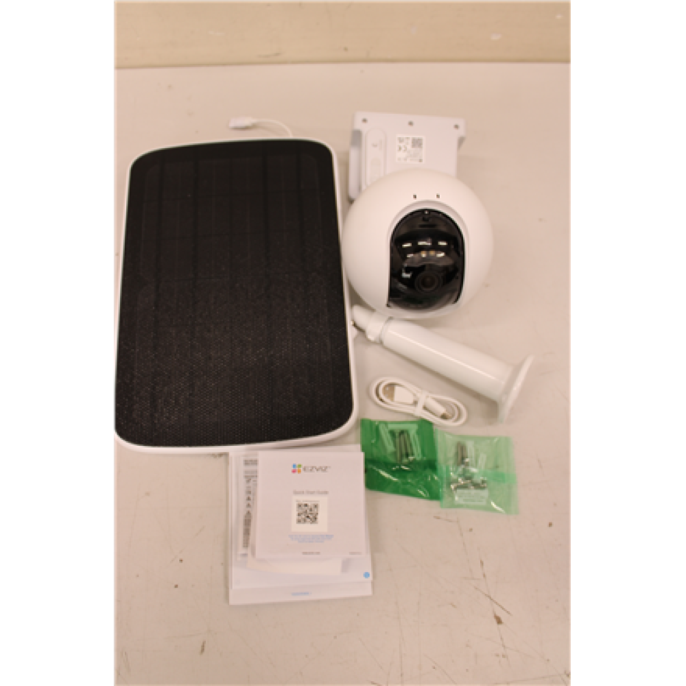 SALE OUT. Ezviz CS-EB8 4G IP Camera + CS-CMT-Solar Panel-E bundle Kit , EZVIZ 4G IP Camera + CS-CMT-Solar Panel-E bundle Kit , CS-EB8 , 33 month(s) , Dome , 3 MP , 4mm , IP65 , H.264/H.265 , NO ORIGINAL PACKAGING, SCRATCHES ON TOP