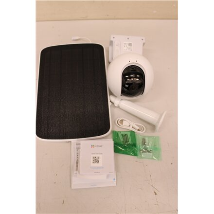 SALE OUT. Ezviz CS-EB8 4G IP Camera + CS-CMT-Solar Panel-E bundle Kit , EZVIZ 4G IP Camera + CS-CMT-Solar Panel-E bundle Kit , CS-EB8 , 33 month(s) , Dome , 3 MP , 4mm , IP65 , H.264/H.265 , NO ORIGINAL PACKAGING, SCRATCHES ON TOP