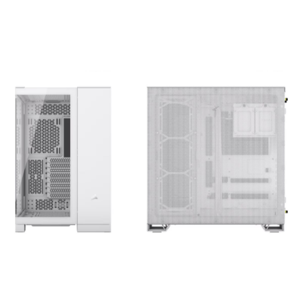 Corsair Dual Chamber PC Case , iCUE LINK 6500X RGB , White , Mid Tower , Power supply included No , ATX