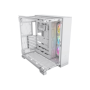 Corsair Dual Chamber PC Case , iCUE LINK 6500X RGB , White , Mid Tower , Power supply included No , ATX