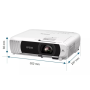 Epson EB-W55 , WXGA (1280x800) , 4000 ANSI lumens , White