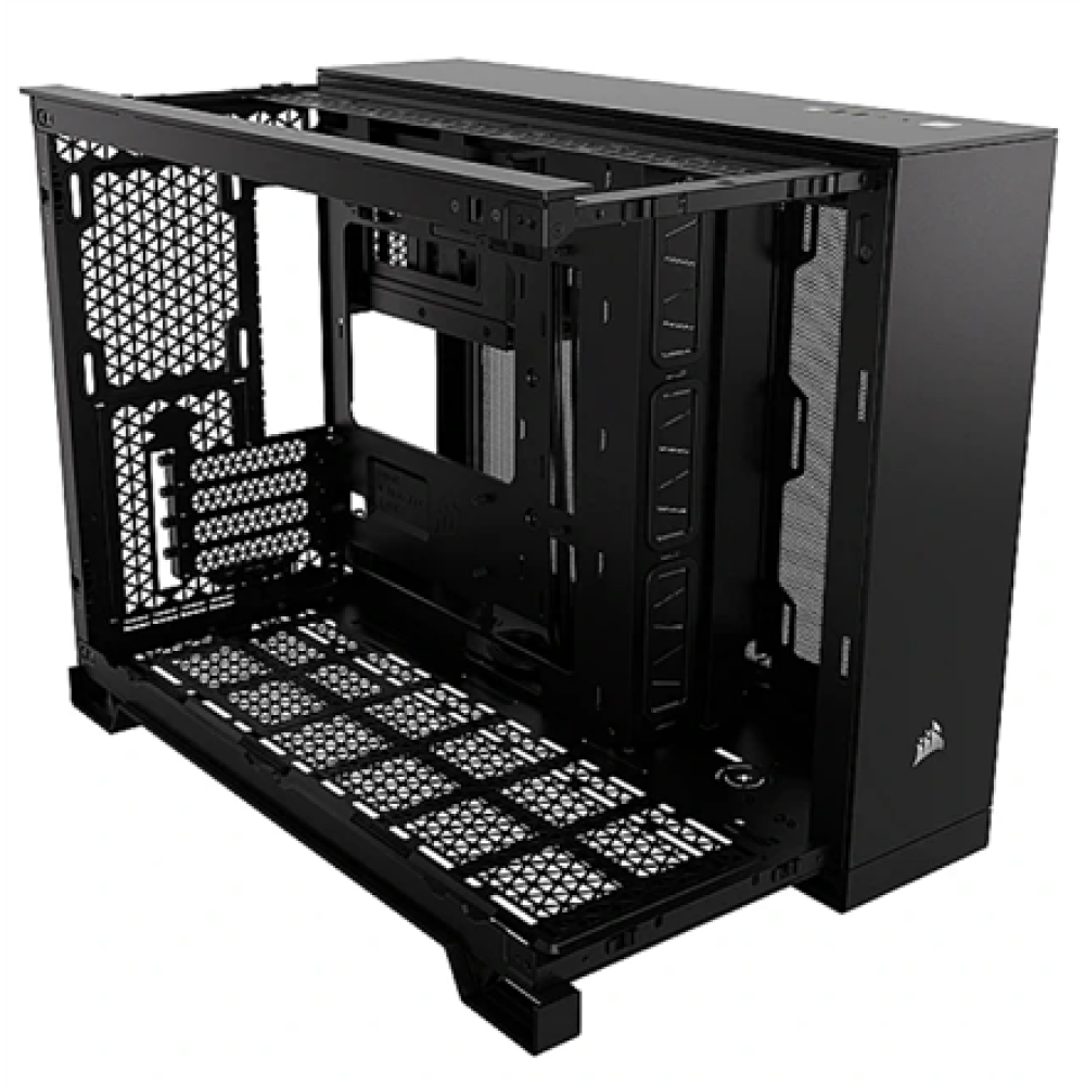 Corsair Dual Chamber PC Case , 2500X , Black , Mid Tower , Power supply included No